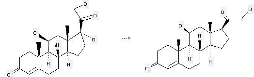 Corticosterone can be prepared by 11,17,21-Trihydroxy-pregn-4-ene-3,20-dione.